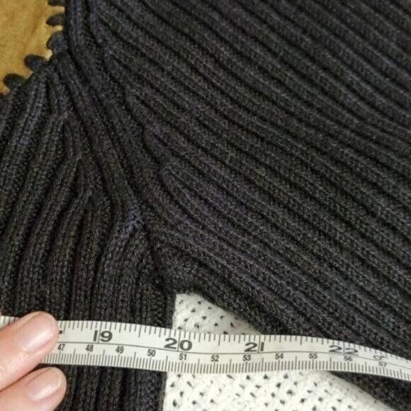 Designers Originals Studio Vintage Leather Embellish LS Zip Sz M Sweater Jacket - Picture 8 of 11